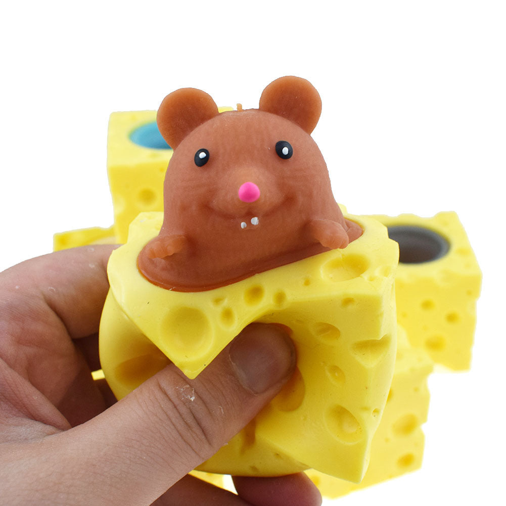 Squeezies™ Mouse and cheese