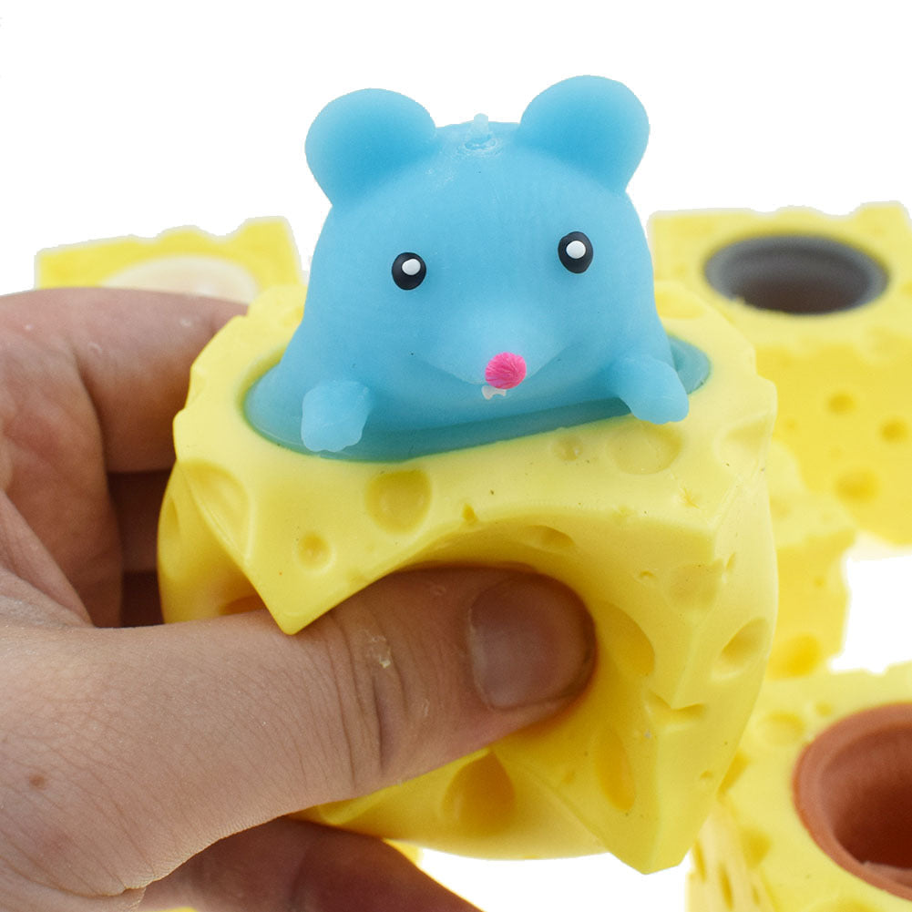 Squeezies™ Mouse and cheese