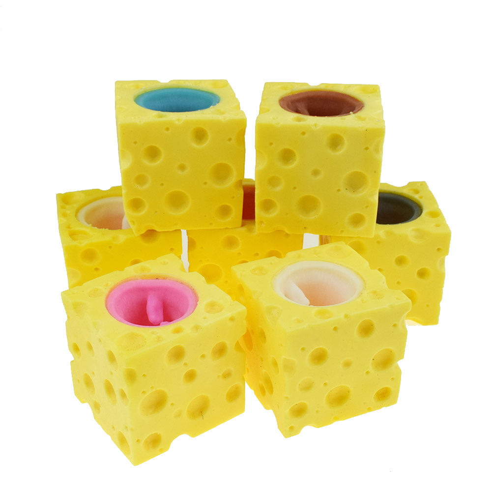 Squeezies™ Mouse and cheese