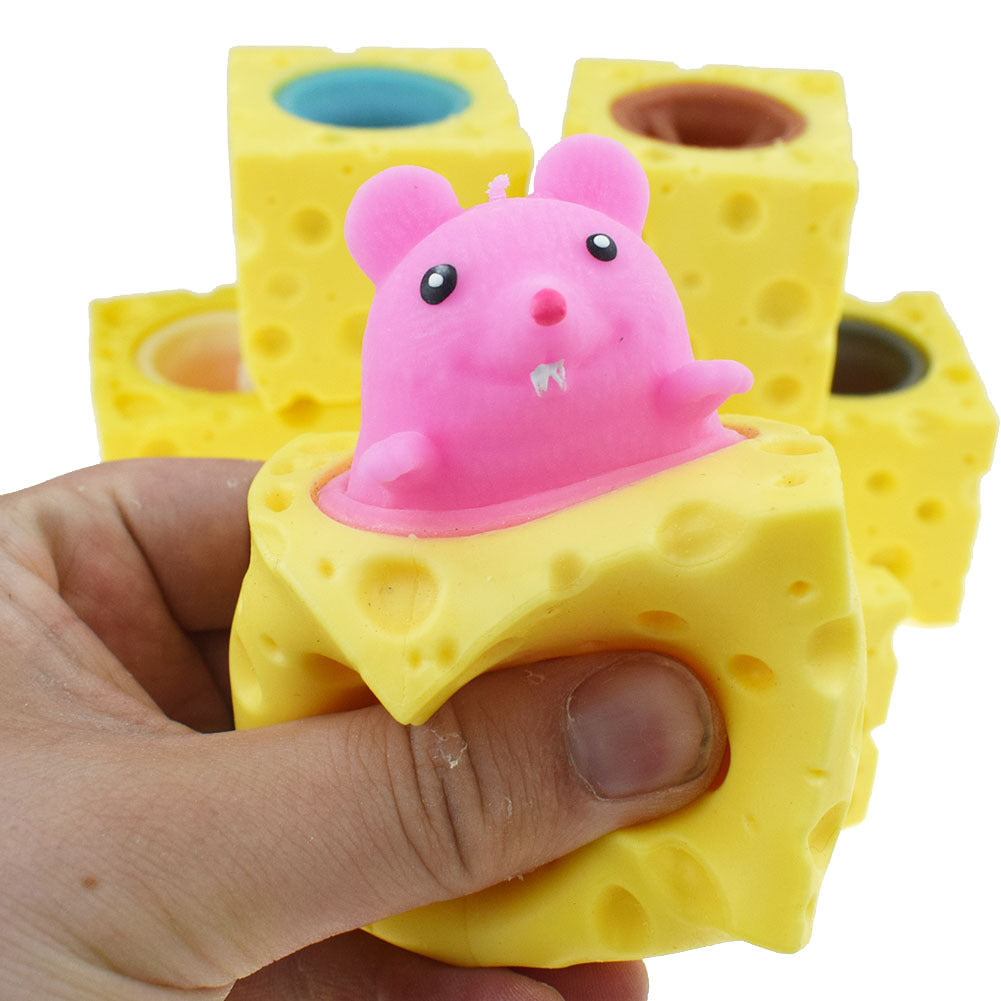 Squeezies™ Mouse and cheese